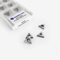 TPGT110202L-W Grey White Carbide Turning Inserts Turning Insert Tool Turning Cnc Machine Turning Tools