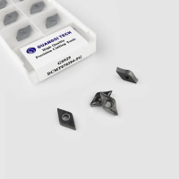 DCMT070204-FG Hardness of 92.8 Cnc Turning Inserts Cnc Machine Turning Tools Lathe Turning Tool