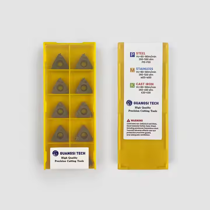 16ERM14W Iron Turning Cnc Carbide Insert Turning Inserts Carbide Turning Inserts Cnc Machining Turning Parts